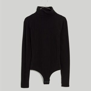 Madewell Black Turtleneck Bodysuit
